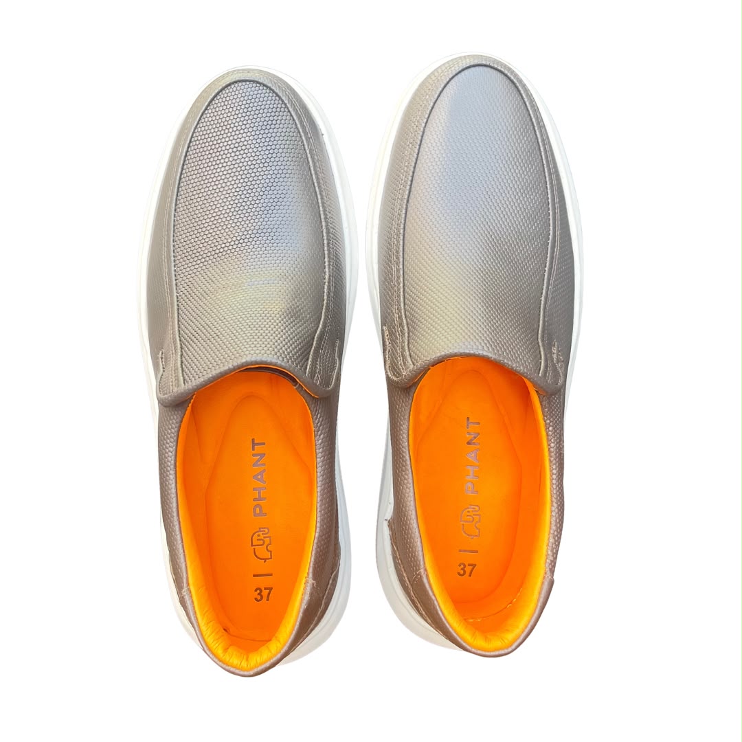 Tênis PHANT Aspen Slip On Café Texturizado
