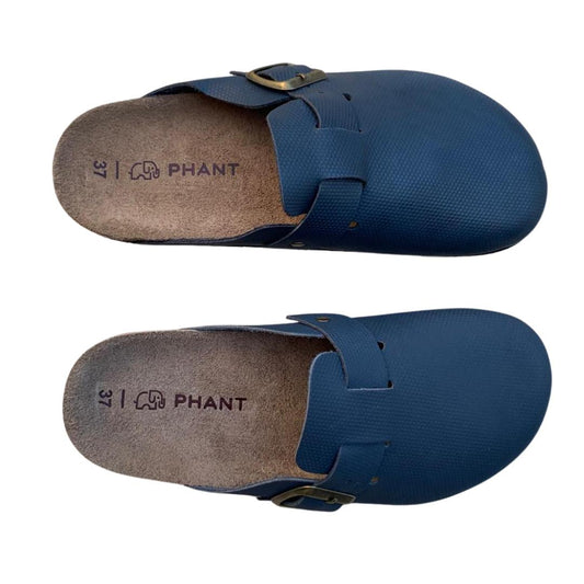 Tamanco PHANT Duna Azul Texturizada