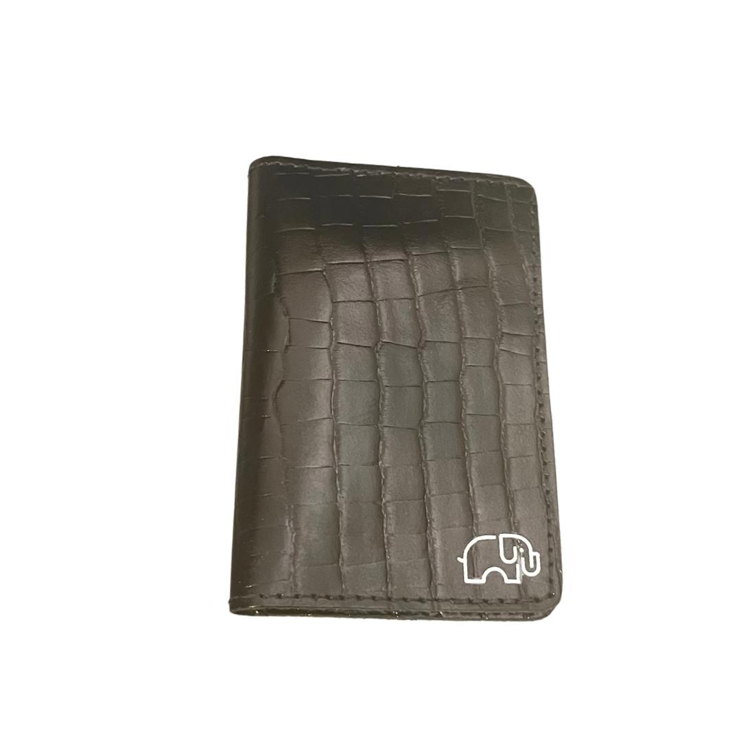 Acessório PHANT Porta Cartões Preto Croco